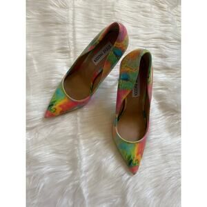 New Women's Steve Madden Tie Dye 4.5" High Heels- Size 6
